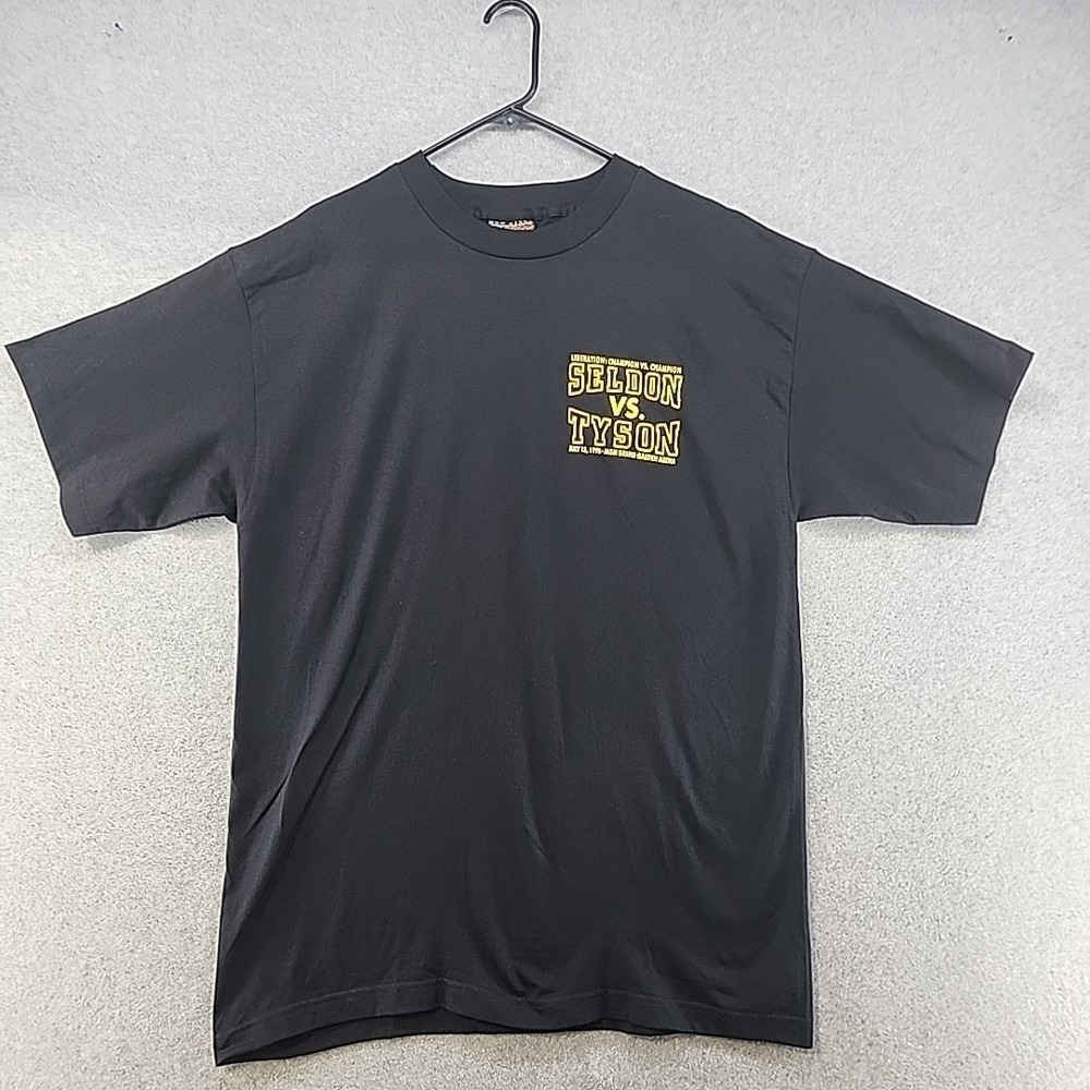 Vintage Tyson vs Seldon Shirt XL 1996 MGM Grand Boxing Promo NWT Dead Stock